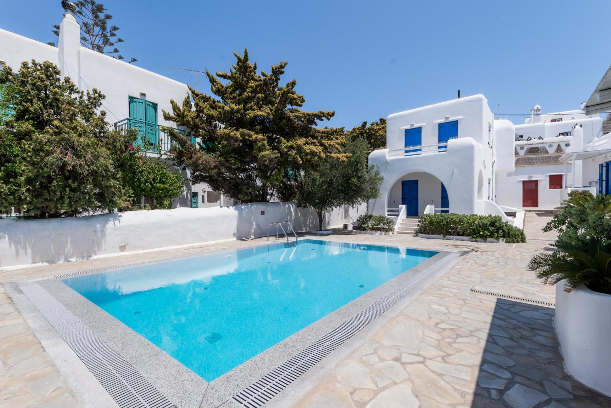 Olive Tree Mykonos Town Semi-Basement Apartment Extérieur photo